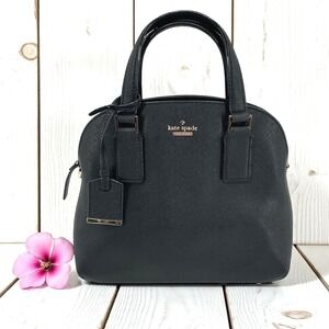 Kate Spade Black Mini Satchel Crossbody | Saffiano Leather | Chic Essentials